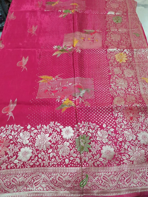 Pure Satin Crepe  - pink
