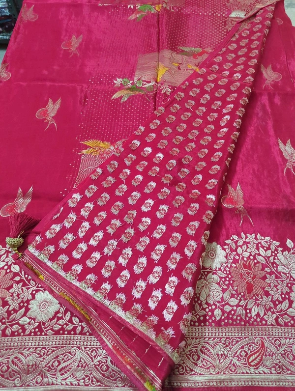 Pure Satin Crepe  - pink