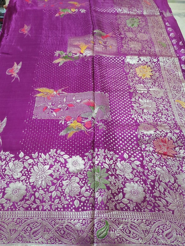 Pure Satin Crepe  - Violet Eggplant