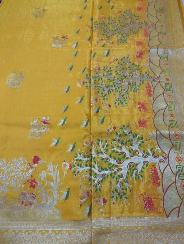 Pure Satin Crepe  - Gold