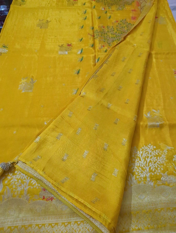 Pure Satin Crepe  - Gold