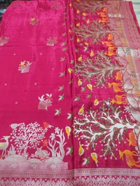 Pure Satin Crepe  - pink