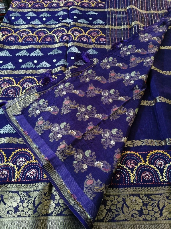 Pure Dola Handwork  - Electric Violet