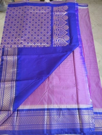 SEMI GADWAL PATTU - Purple