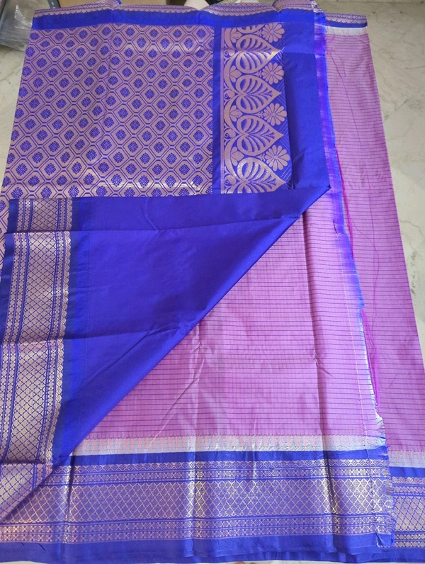 SEMI GADWAL PATTU - Purple