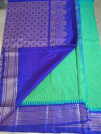 SEMI GADWAL PATTU - green