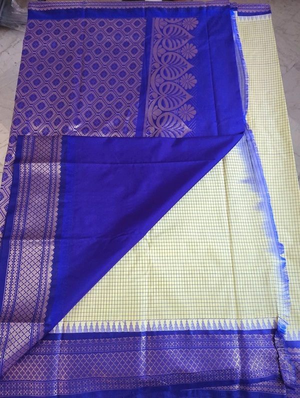 SEMI GADWAL PATTU - Yellow