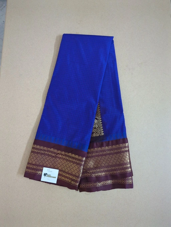 SEMI GADWAL PATTU - Blue