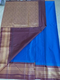 SEMI GADWAL PATTU - Blue