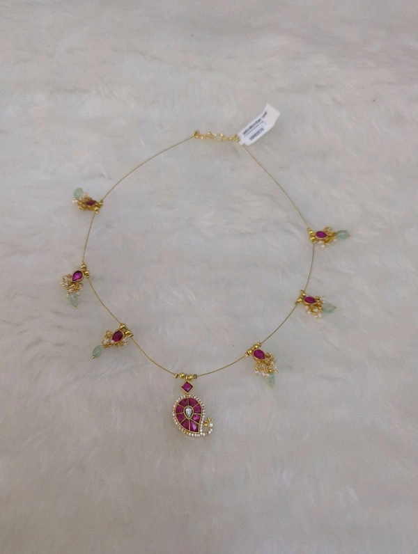 Jadua Kundan Invisible Chain - pink