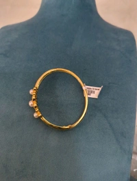 Gold Copy Bracelet  - White