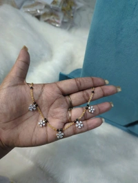 Black Diamonds With Diamond Copy Pendent - 10 Days Dispatch Time