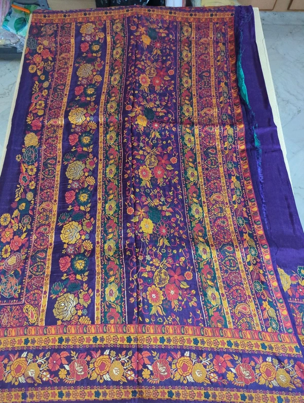 Pure Russian Dola - purple with lux green, Flowers