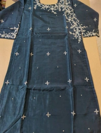 Soft Raw Silk With Muggam Work - 42