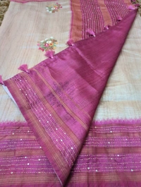 Tusser With Handwork
