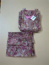 CAPSUE PRINT KURTI SET - 44, pink