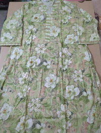COTTON DIGITAL HANDWORK - Green, 40