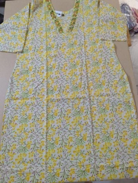 pure cotton handwork - Yellow, 44