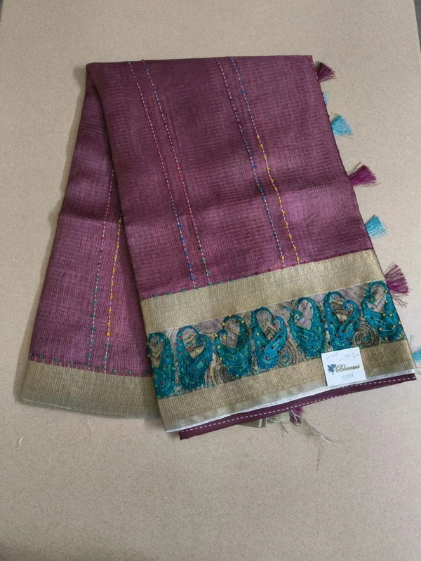 benaras kora - Solid Pink 4