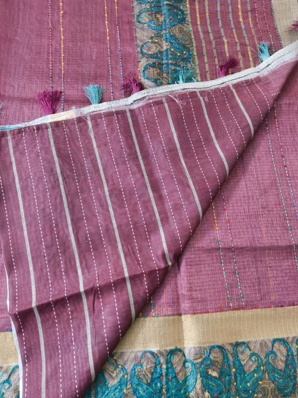 benaras kora - Solid Pink 4