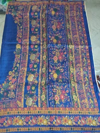 Pure Russian Dola - Navy Blue, Flowers