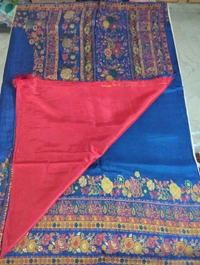 Pure Russian Dola - Navy Blue, Flowers