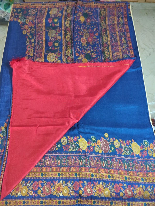 Pure Russian Dola - Navy Blue, Flowers