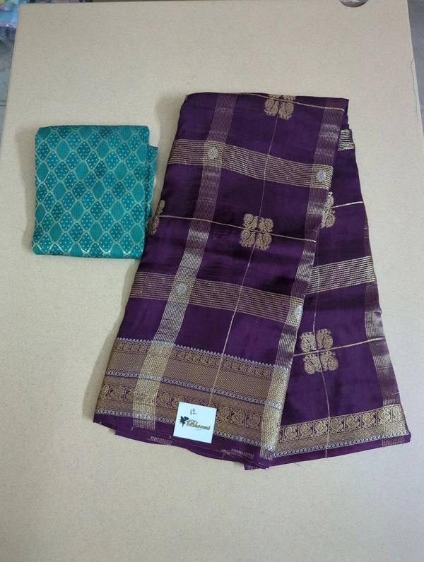 Pure Dola With Bandini Blouse - wine 12