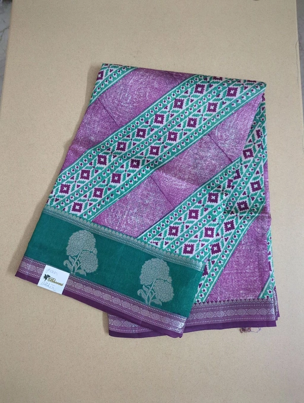 Pure Munga Tusser - green border