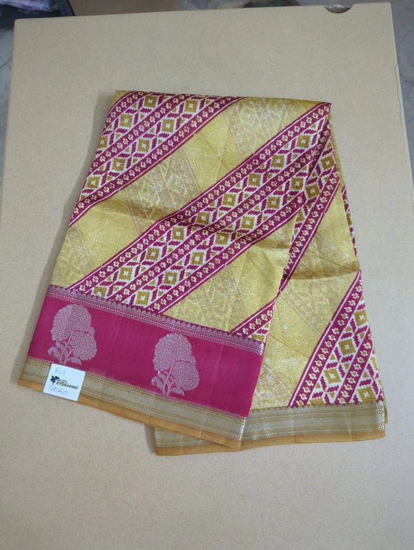 Pure Munga Tusser - red border