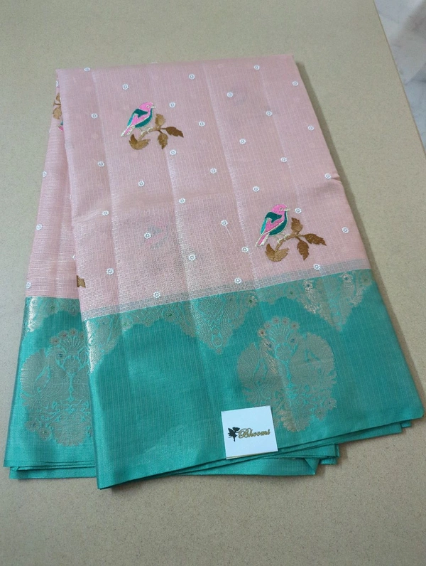 Silk Kota Embroidery  - Sundown