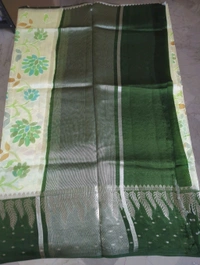 Pure Raw Mango Designer  - wave green