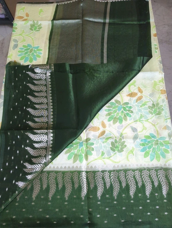 Pure Raw Mango Designer  - wave green