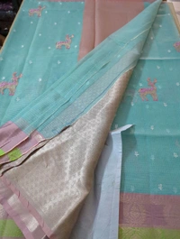 Silk Kota Embroidery  - Downy