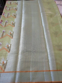 Silk Kota Tissue Weaving  - green