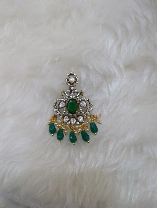 Victorian Pendant  - green, VZ