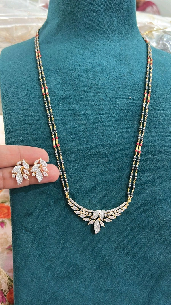 Diamond Replica Pendant Set - 24 Inches, HD