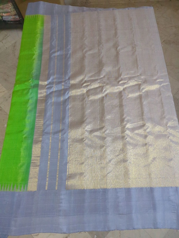 Pure Handloom Gadwal - green