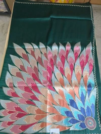 Tissue Georgette Designer - green