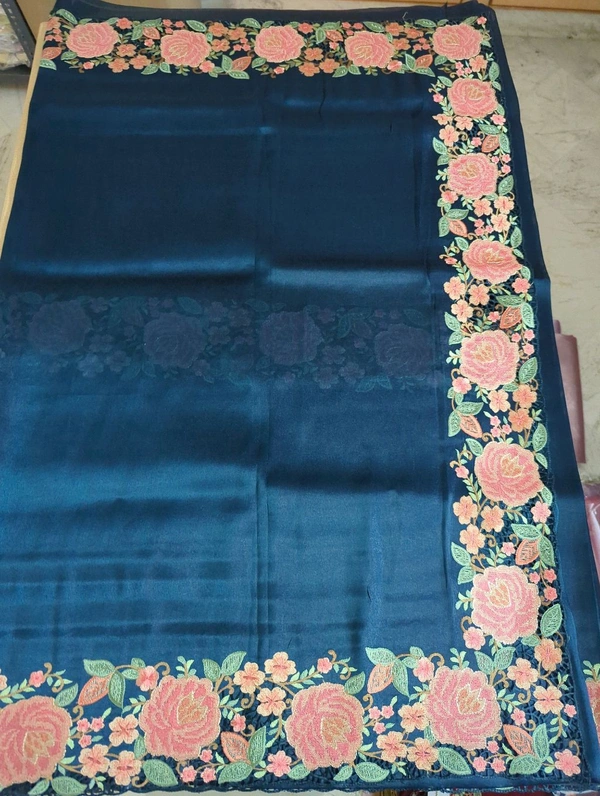 Designer Saree With Rich Embroidery  - Cyprus