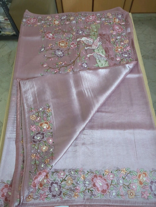 Georgette Tissue  - pink