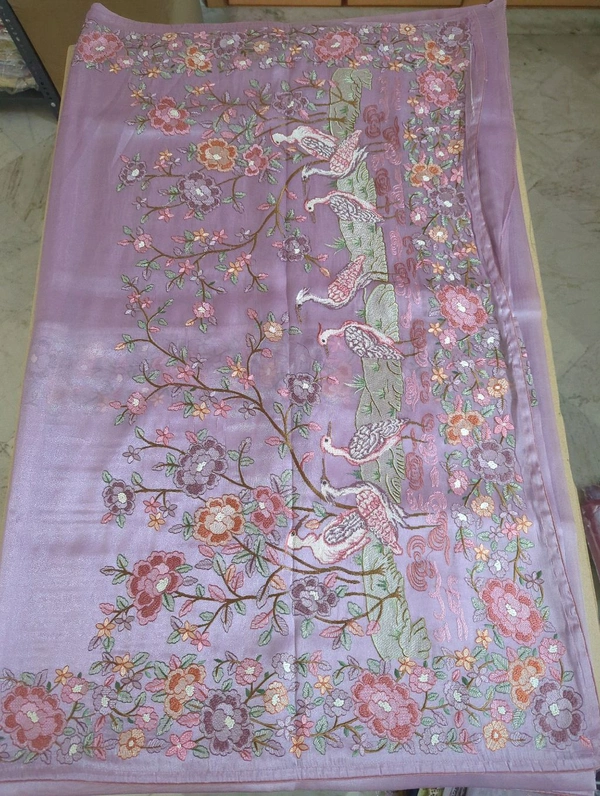 Georgette Tissue  - lavender