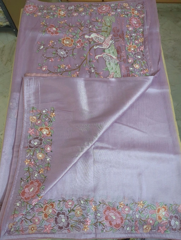Georgette Tissue  - lavender
