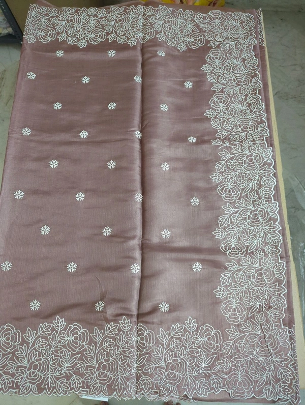 Satin Tusser Embroidery  - Charm