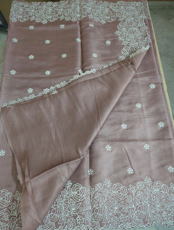 Satin Tusser Embroidery  - Charm