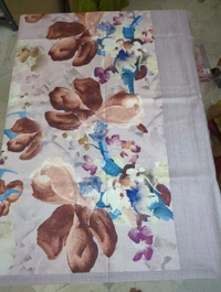 Designer Soft Crush - brown flower