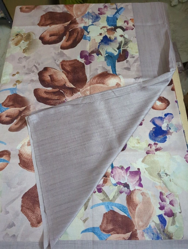 Designer Soft Crush - brown flower