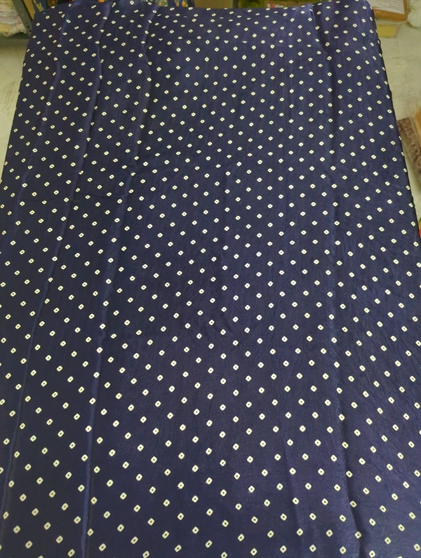 Model Silk - Straight Lines, Navy Blue