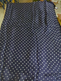 Model Silk - Zigzag Lines, Navy Blue