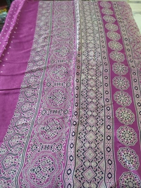 Model Silk - purple, Straight Lines